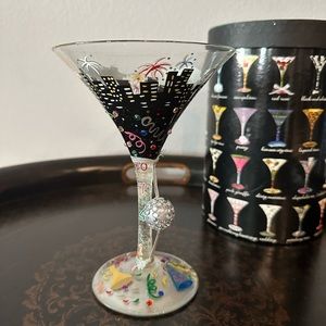 Lolita New Year’s Countdown Ball Drop Martini Glass